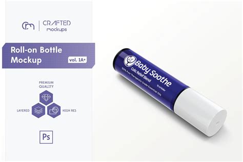 Download Roll-on Bottle Mockup v. 10ml-A Plus | Bottle mockup, Roll ...
