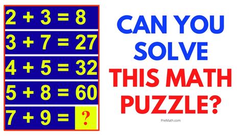 Can You Solve This Math Puzzle Quick And Simple Explanation Youtube