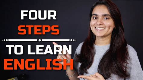 4 Steps To Learn English Practice English Youtube