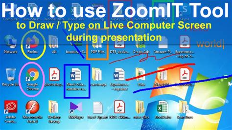 How To Use Zoomit Tool To Zoom Draw And Type On Live Computer Screen