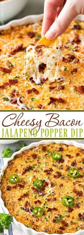 Cheesy Bacon Jalapeno Popper Dip Recipe Appetizer Recipes
