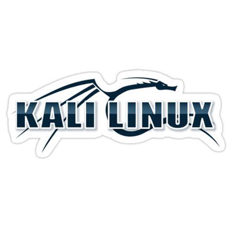 Kali Linux Logo Stickers By Rimek Redbubble