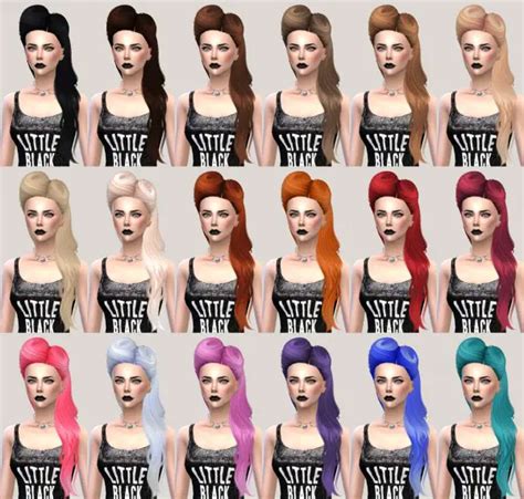 Sims 4 Hairs Salem2342 Nightcrawler Hair 21 Retextured