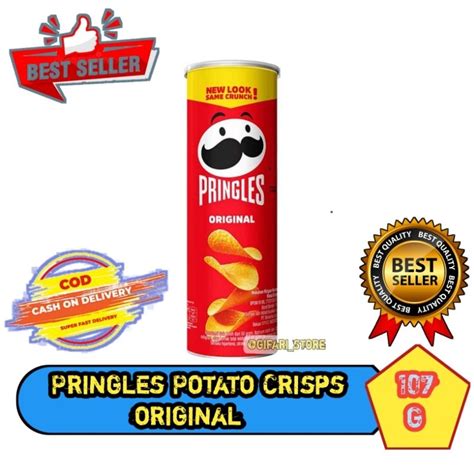 Jual Pringles Potato Crisps Original 107g Shopee Indonesia