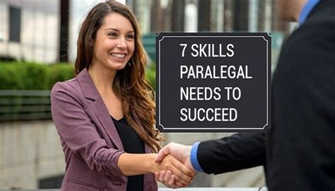 7 Skills Paralegal Needs To Succeed Paralegal Skills Succeed