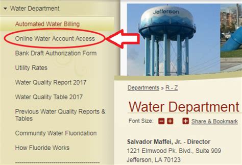 Pay Your Jefferson Parish Water Bill And Customer Service