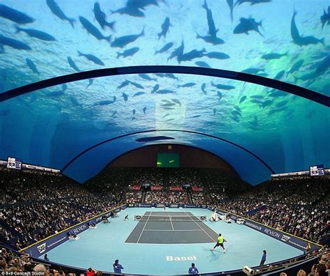 Dubai duty free tennis championships. Polish architect debuts plans for an "underwater Wimbledon ...