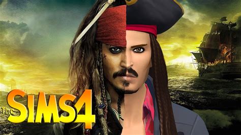 The Sims 4 Create A Sim Johnny Depp Pirates Of The Caribbean Youtube