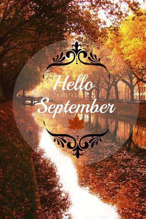 Hello September With Autumn Park Pictures Photos And Images For