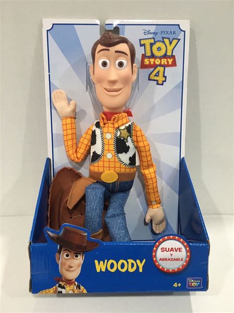 Disney Pixar Toy Story 4 Woody Doll Soft And Huggable Suave Y Abrazable