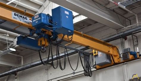 Demag 25 Ton Overhead Crane For Sale Auction Hoists And Material