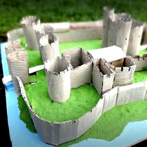 Caerphilly Castles Model Castle Crafts Castle Project Cardboard Castle