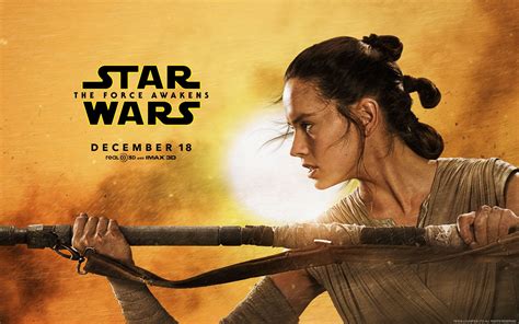 Daisy Ridley As Rey Star Wars The Force Awakens Live Hd Wallpapers