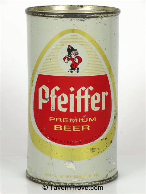Item 1045 1961 Pfeiffer Premium Beer Flat Top Can 114 31