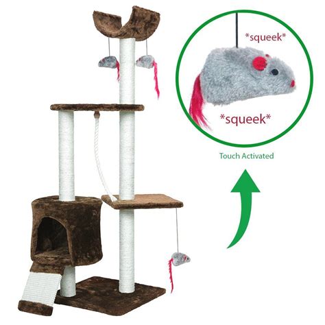 Partysaving Cat Tree Kitten Activity Tower Condo With Perches