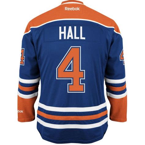 Taylor Hall Edmonton Oilers Reebok Premier Replica Home Nhl Hockey