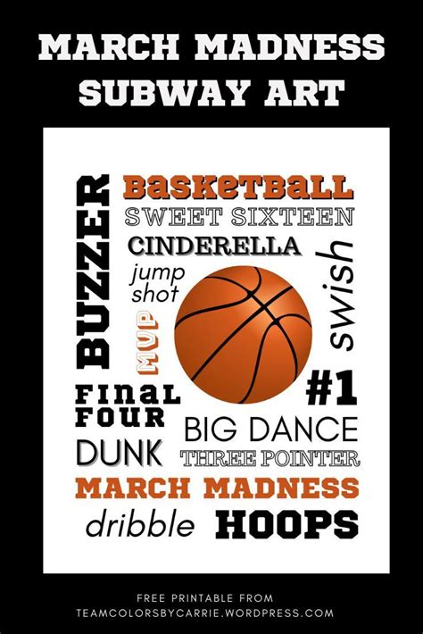 Free March Madness Printable In 2021 March Madness Parties Sports