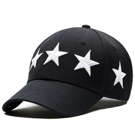 High Quality Summer Baseball Caps Fashion Pentagram Cap Cotton Snapback Cap Outdoor Sport Dad