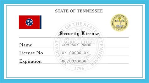 Tennessee Security License License Lookup