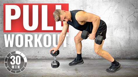 Min Dumbbell Pull Workout Push Pull Legs Split Youtube