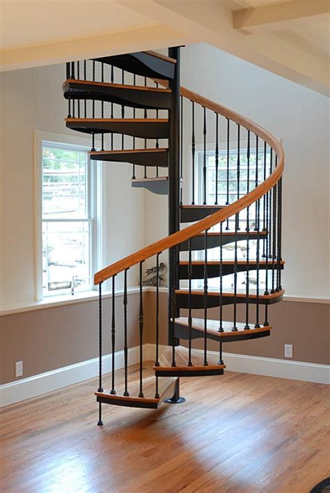 The Best Design Of Circular Staircase For Small Space House Tiny