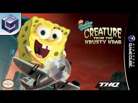 Nintendo Gamecube Spongebob Squarepants Creature From Krusty Krab