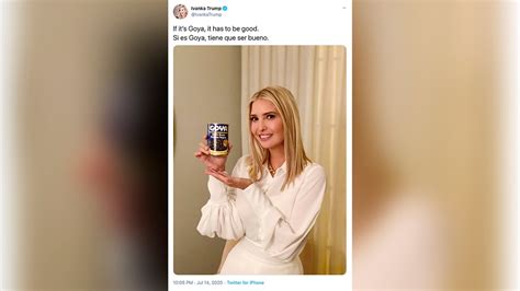 Investigate Ivanka Trump For Goya Foods Tweet Senators Say