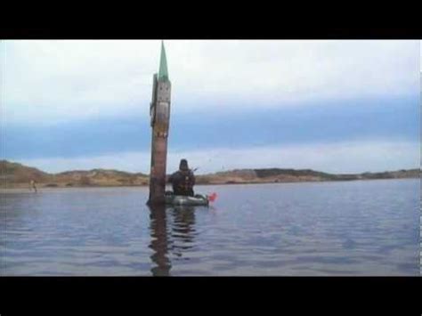 Kayak Fishing River Bann at the Barmouth 2 seals turned up - YouTube