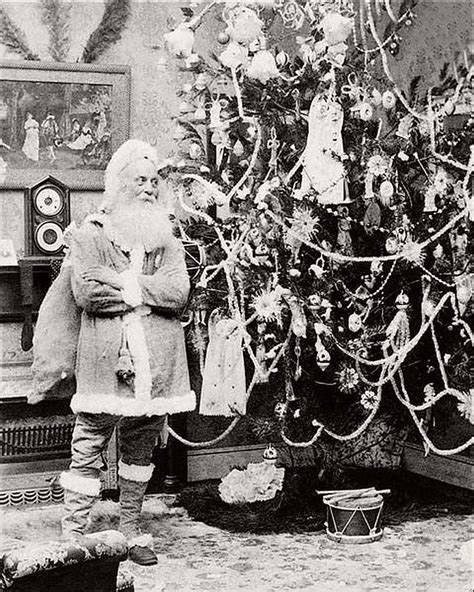 Vintage Father Christmas In The Victorian Era 19th Century Monovisions