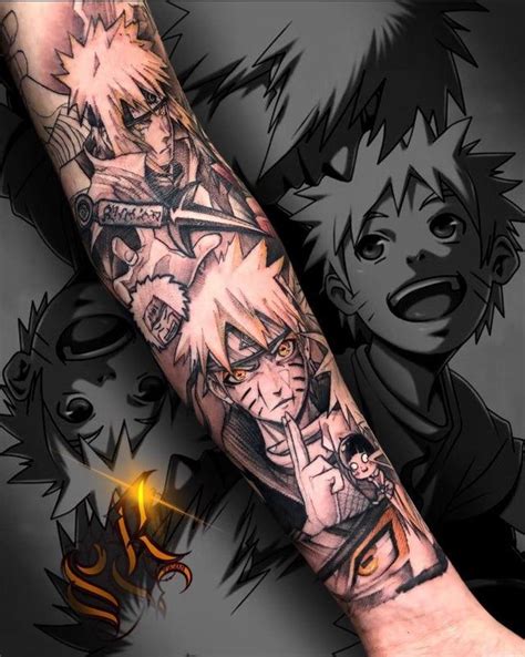 Full Sleeve Update Naruto In 2021 Naruto Tattoo Anime Tattoos