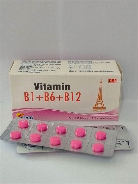 Combo 6 HỘp Vitamin B1b6b12 Apco Hỗ Trợ Tăng Cường Sức Khỏe Giảm Các