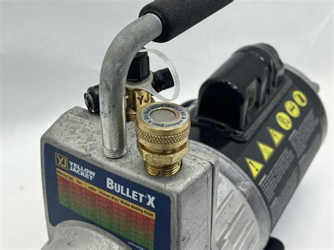 Yellow Jacket 93600 7 Cfm Vacuum Pump Bullet X 115vac 1ph 60hz 7 Cfm 2