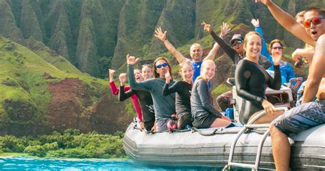 Kauais Best Raft Tours The Na Pali Coast Kauai Sea Tours