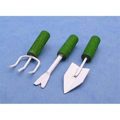 Mini hand tools set:shovel rake spade are made of wood and steel, wooden handle is convenient for using, stainless steel heads keep the shovel rake spade still new after repeated use.transplanting tool set is 13 pieces garden tool set can be a good gift for gardening lovers. Miniature Garden Tools, D1310