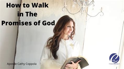 how to walk in the promises of god apostle cathy coppola youtube