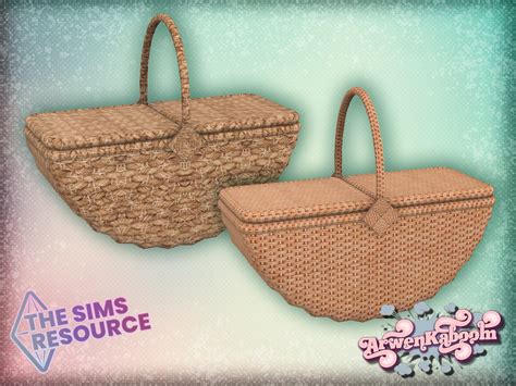 The Sims Resource Wickery Picnic Basket