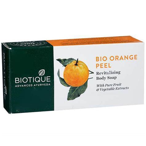 Biotique Bio Orange Peel Revitalizing Body Soap 150g Lazada