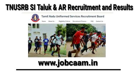 Tnusrb Si Recruitment Apply For Sub Inspectors Of Police Post