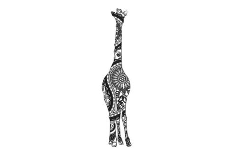 Giraffe Mandala Svg Free Files