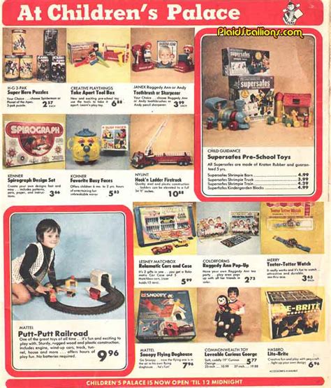 1974 Childrens Palace Catalog Hg Superhero Puzzles Barbie Big