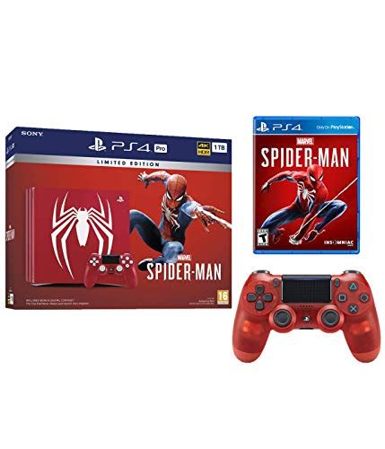 Buy Playstation 4 Pro Marvels Spider Man Limited Edition Amazing Red