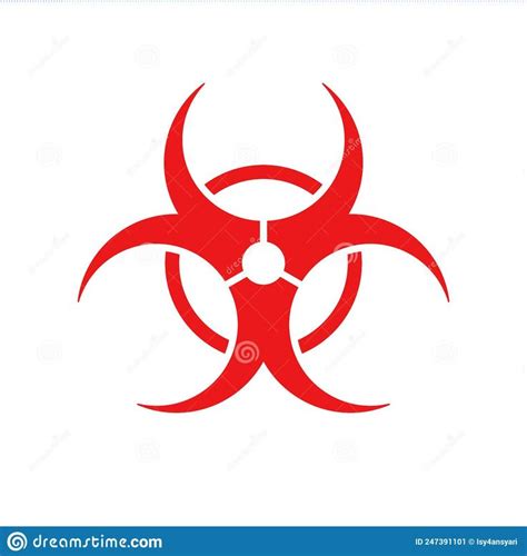 Biohazard Clipart Of Hazardous Medical Waste Symbol Stock Vector Illustration Of Hazardous