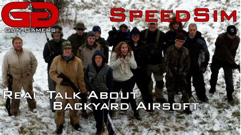 This is where we play airsoft. SpeedSim: Backyard Airsoft - YouTube