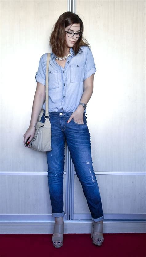 Style Bloggers Denim Outfit Of The Day Denimology Denim Outfit