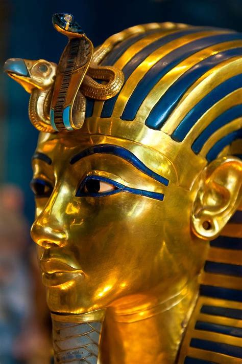 Gold Mask Of Of King Tut ~ Egyptian Museum ~ Cairo ~ Egypt Ancient