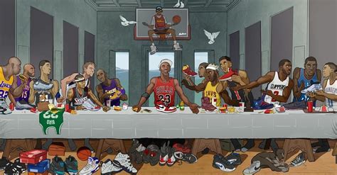 Of Course Mj In The Middle But Dang That Depiction Of Shaq Tho