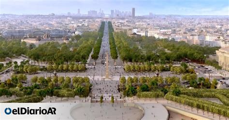 París Transformará La Avenida De Los Campos Elíseos En Un Jardín