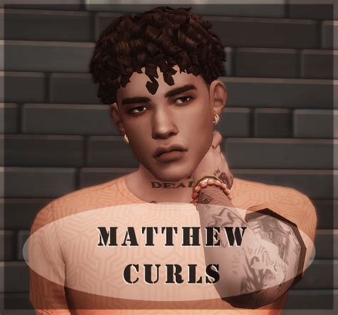 Sims 4 Alpha Curly Hair Male Villasop