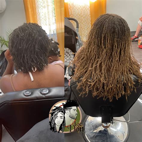 Handmade Sisterlock Extensions 100 Afro Kinky Human Hair Locs Etsy Canada