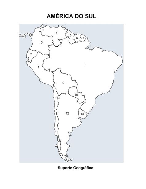 Resultado De Imagem Para Mapa Da America Do Sul Para Imprimir E Pintar Sexiz Pix